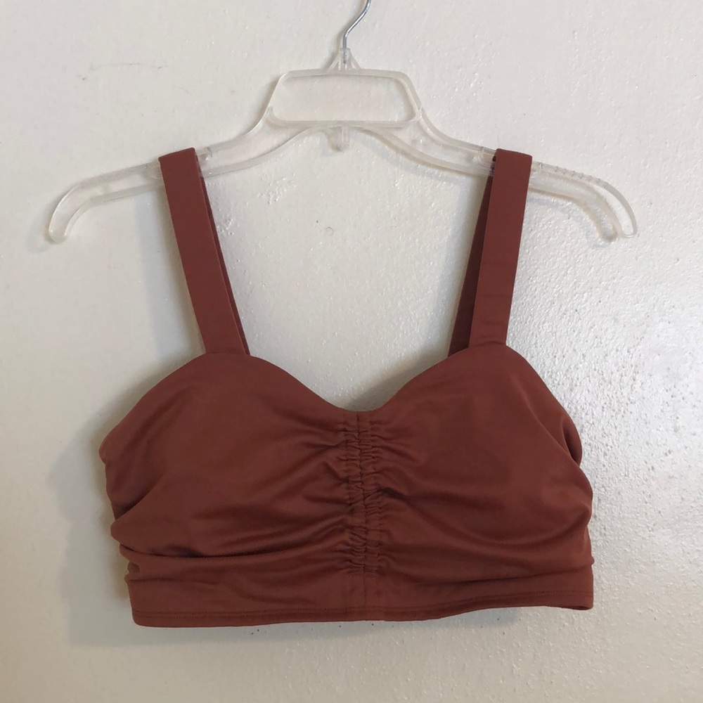 Alo yoga airbrush cinch sports bra size L
